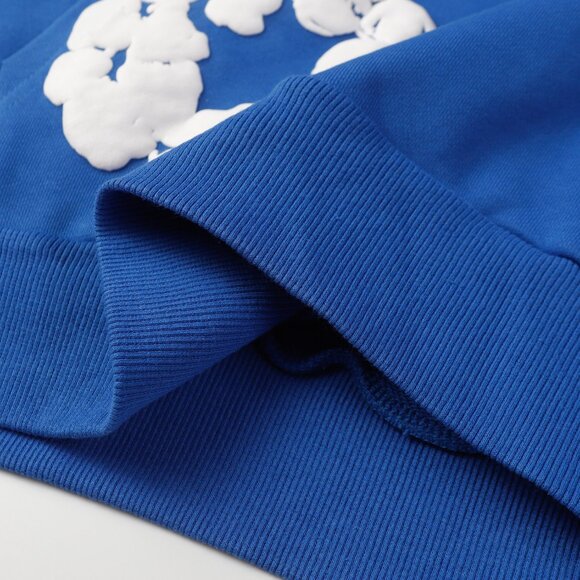 Blue Foam Print Denim Tears Kapok Hoodie - Picture 5 of 8